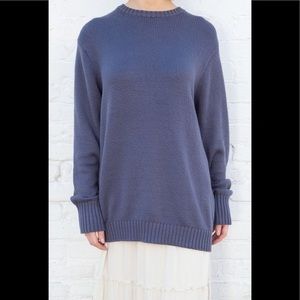 Brandy Melville oversized blue sweater